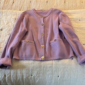 New J Crew Factory Lavender/ Purple Women’s Cardigan Sweater